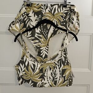 Old Navy Olive Leaf Print Bikini